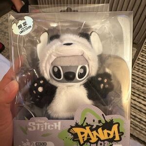 Disney Stitch Panda Costume Plush - Black and White